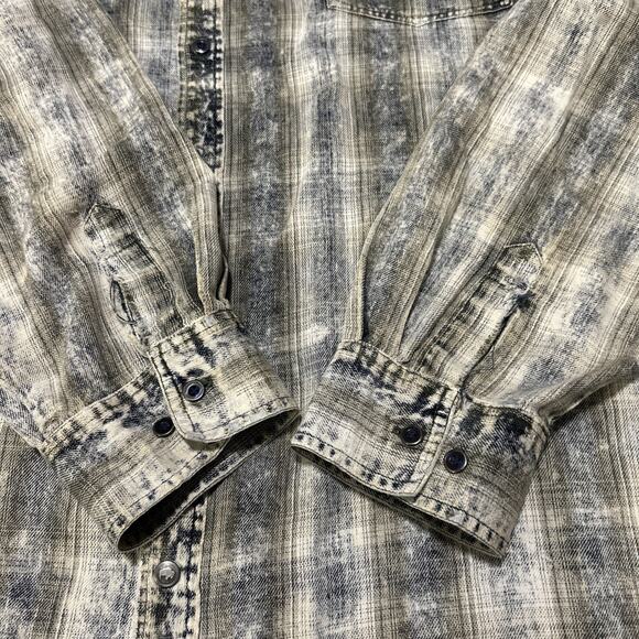 Mountain Khakis Shirt Mens XXL Green Plaid Button Down Distressed Long Sleeve - Picture 3 of 8